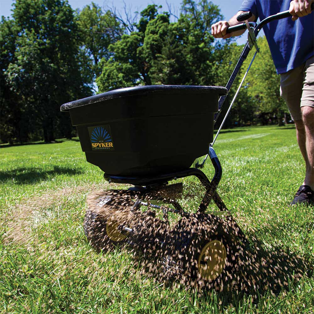 Spyker Light-Duty Push Spreader | Powder Coated | 50 Lb. Capacity