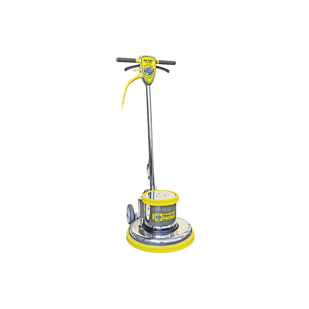 Mercury Floor Machine | 17-In. LOBOY | 1.5 HP | 175 RPM | Yellow with 1705-T Pad Driver