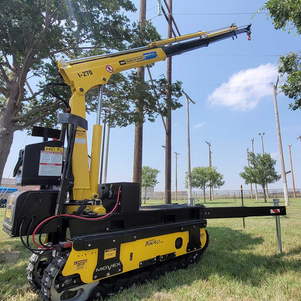 Movex Mini Crawler Crane (XC-270) | 30-In. Wide | Up to 16.5-Ft. Reach
