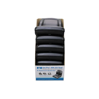Uni Pro 225 Bucket Seat Display Box | 1 Display Stand & 5 Black Vinyl Seats