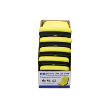 Uni Pro 225 Bucket Seat Display Box | 1 Display Stand & 5 Seats | Yellow Vinyl