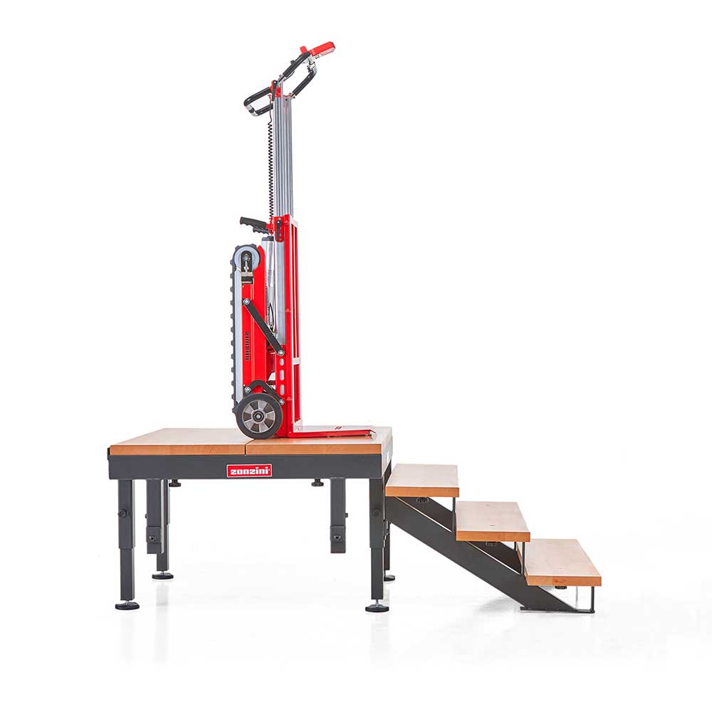 Zonzini Tracked Stair Crawler | Buddy Lift | 24-In. Load Lift | 440 lb Capacity