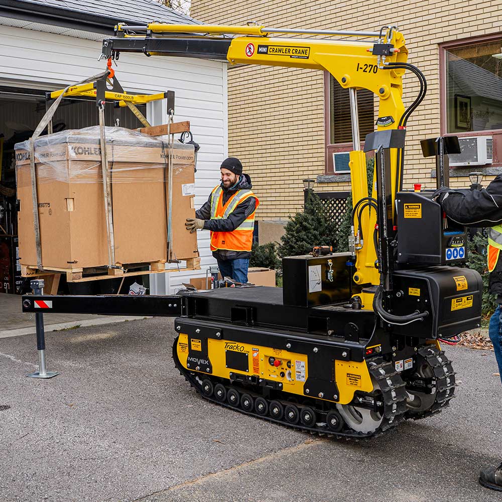 Movex Mini Crawler Crane (XC-270) | 30-In. Wide | Up to 16.5-Ft. Reach