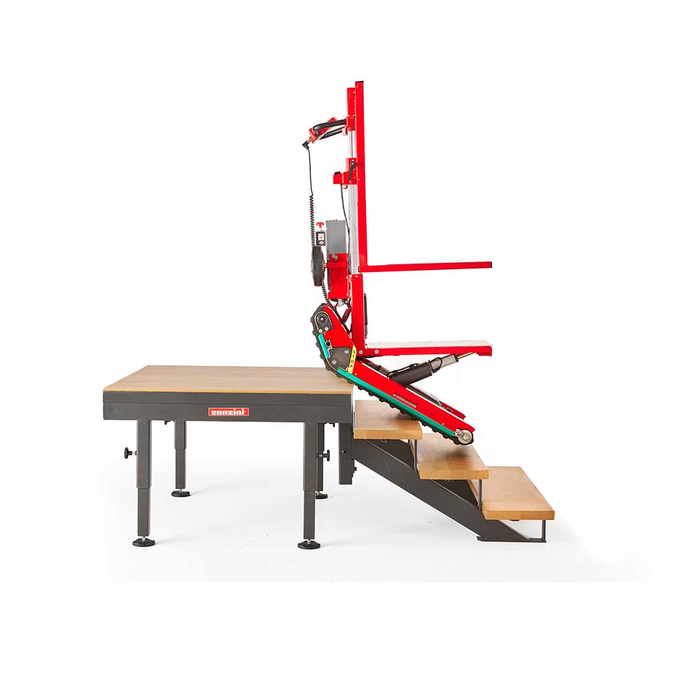 Zonzini Tracked Stair Crawler | Domino Plasmoid Lift | up to 880 lb Capactiy