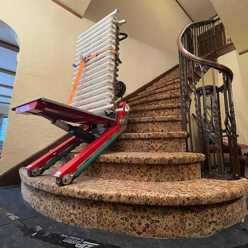 Zonzini Tracked Stair Crawler | Domino Plasmoid Stabalized | up to 880 lb Capactiy