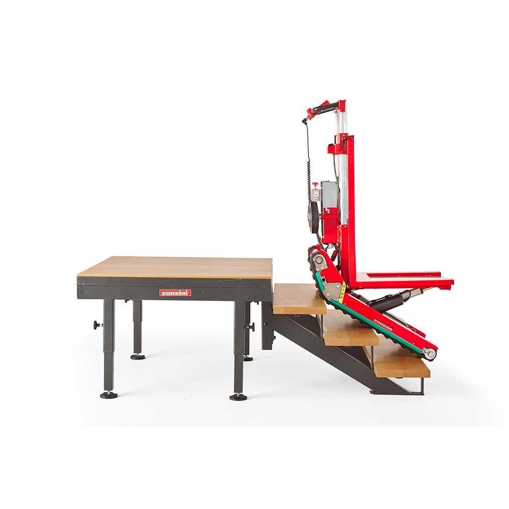 Zonzini Tracked Stair Crawler | Domino Plasmoid Lift Stabilized | up to 880 lb Capacity