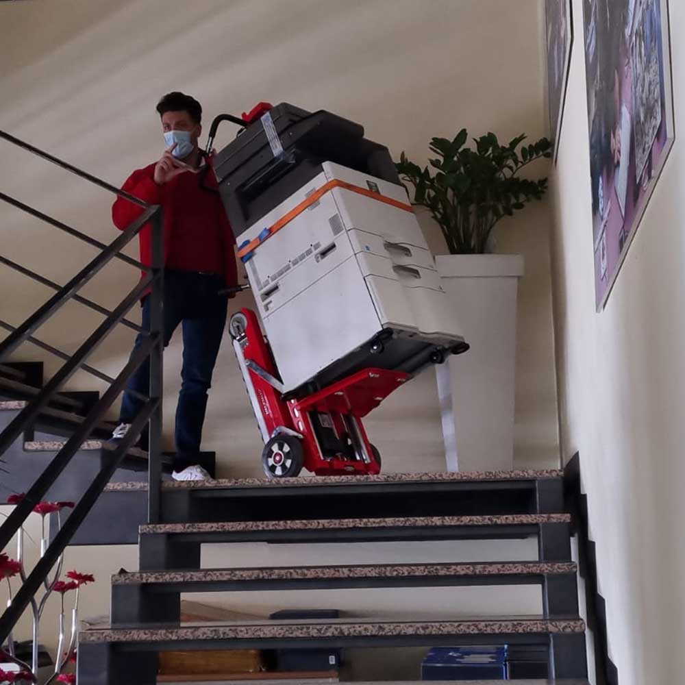 Zonzini Tracked Stair Crawler | Buddy Lift | 24-In. Load Lift | 440 lb Capacity