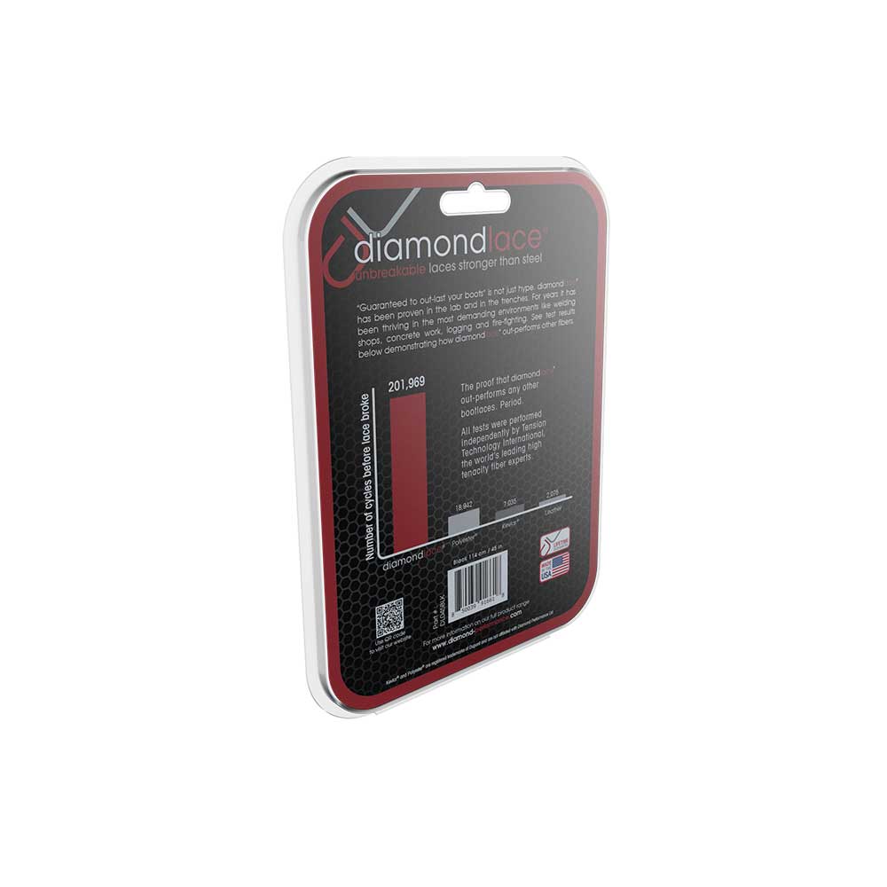 Diamondlace | 45-In. | Black | Case of 10