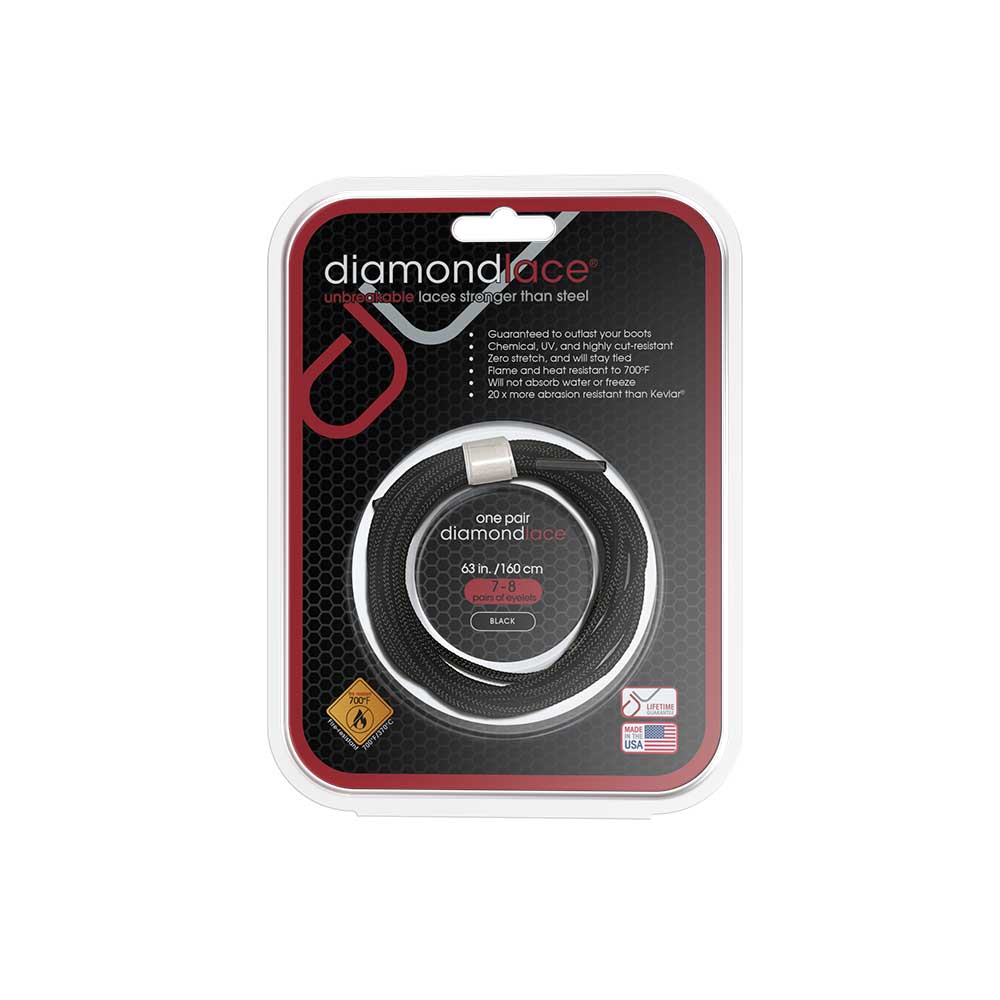 Diamondlace | 63-In. | Black | Case of 10