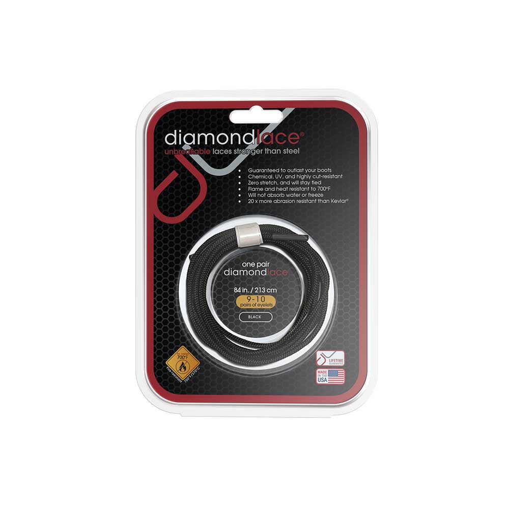 Diamondlace | 84-In. | Black | Case of 10