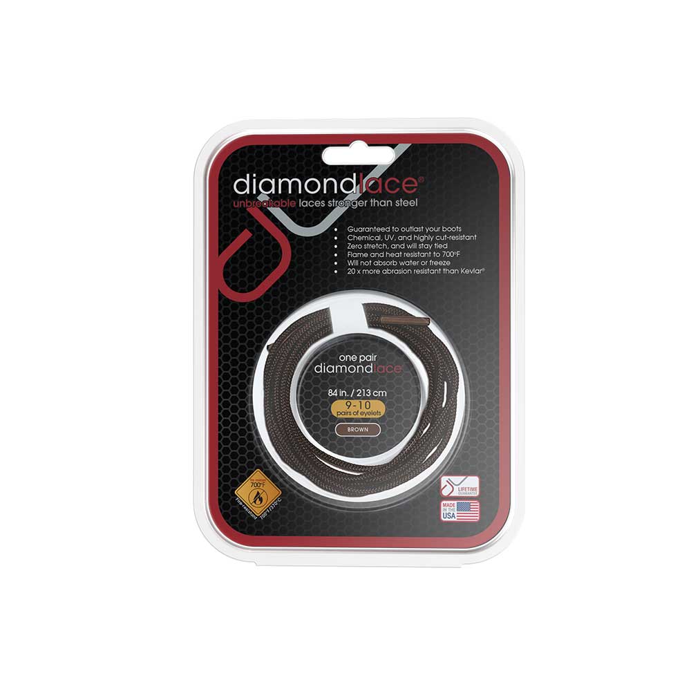 Diamondlace | 84-In. | Brown | Case of 10