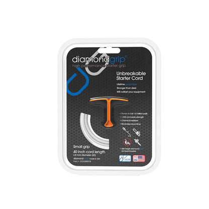 Small diamondgrip | 40-In. 2.8mm Cord | Orange and Black | Case of 8