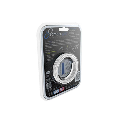 Small diamondgrip | 40-In. 2.8mm Cord | Silver and Black | Case of 8
