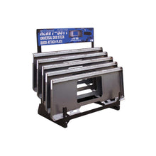 K&M Mfg Universal Skid Steer Loader Plate Display | 1 Stand | Purchase 5 Plates Separately