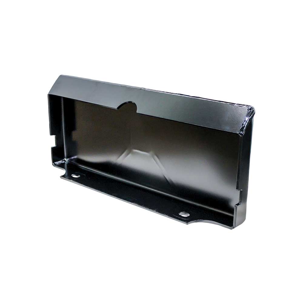 GREYWOLF 2-In. Receiver Hitch Plate Attachment for Mini Skid Steer Loaders | Black Powder Coat