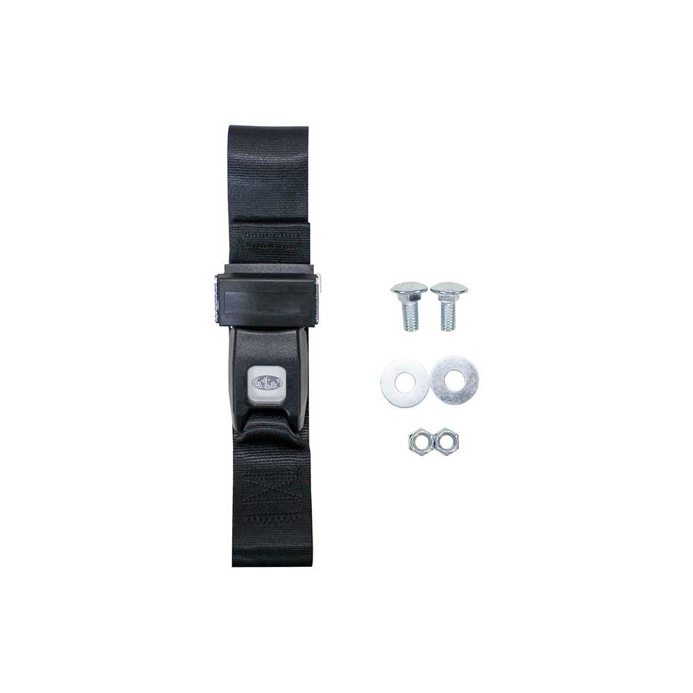Uni Pro Universal Lap Belt Kit | Black Nylon | 47.5-In. Long