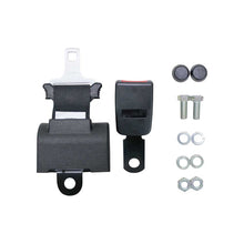 Uni Pro Universal Retractable Seat Belt Kit | Black Nylon | 2-In. Wide x 45.5-In. Long