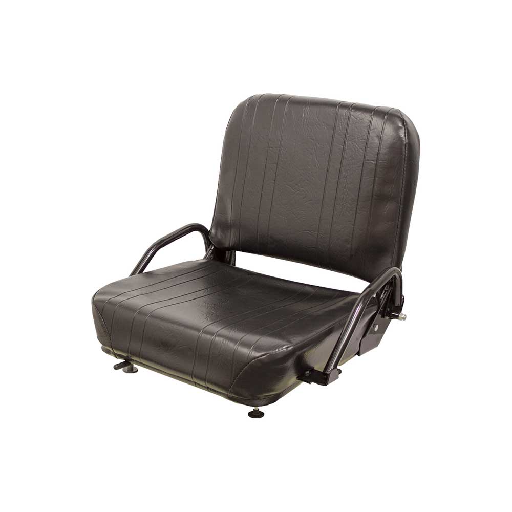 Uni Pro 745 Seat Top Assembly | With Hip Restraints | Black Vinyl