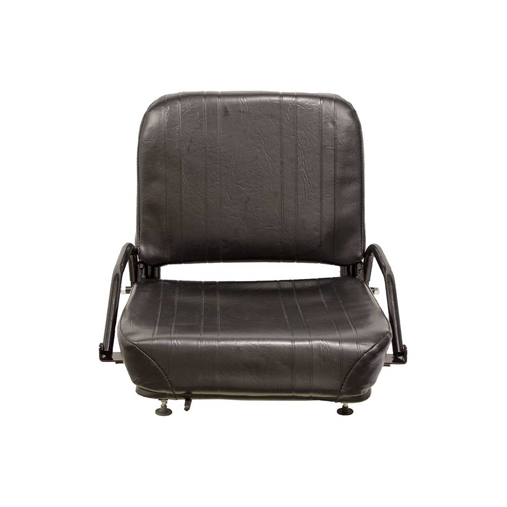 Uni Pro 745 Seat Top Assembly | With Hip Restraints | Black Vinyl