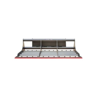 GREYWOLF Land Plane Attachment for Skid Steer Loaders | Gray/Red Powder Coat