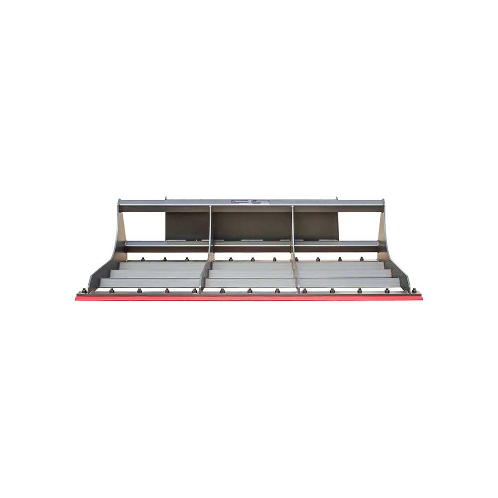 GREYWOLF Land Plane Attachment for Skid Steer Loaders | Gray/Red Powder Coat