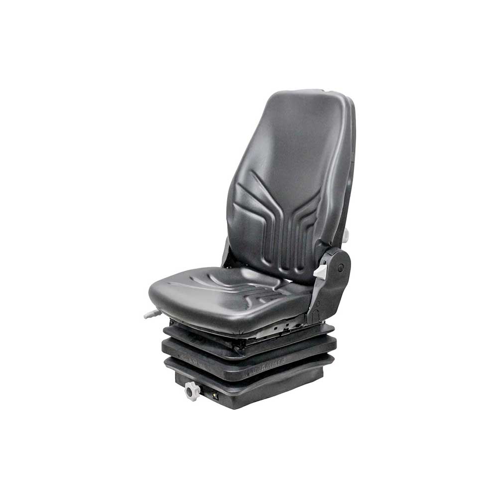 Grammer | MSG85/722 | Seat & Mechanical Suspension | Slide Rails | Black Vinyl | 8010