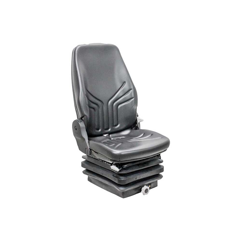 Grammer | MSG85/722 | Seat & Mechanical Suspension | Slide Rails | Black Vinyl | 8010