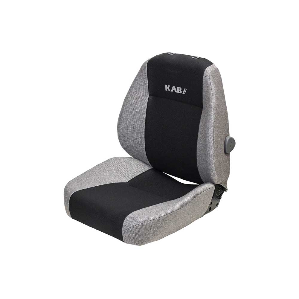 KAB | T5 | Seat Top | Black/Gray Fabric | 8022