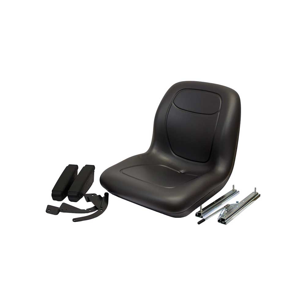 Uni Pro 125 Bucket Seat Kit | With Slide Rails & Armrests | Black Vinyl