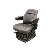 Uni Pro Deere K Series Wheel Loader 1201 Air Suspension Seat Kit | Charcoal Gray Fabric