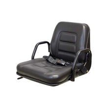 Uni Pro 134 Seat Top Assembly | With Hip Restraints | Black Vinyl