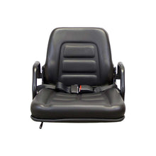 Uni Pro 134 Seat Top Assembly | With Hip Restraints | Black Vinyl