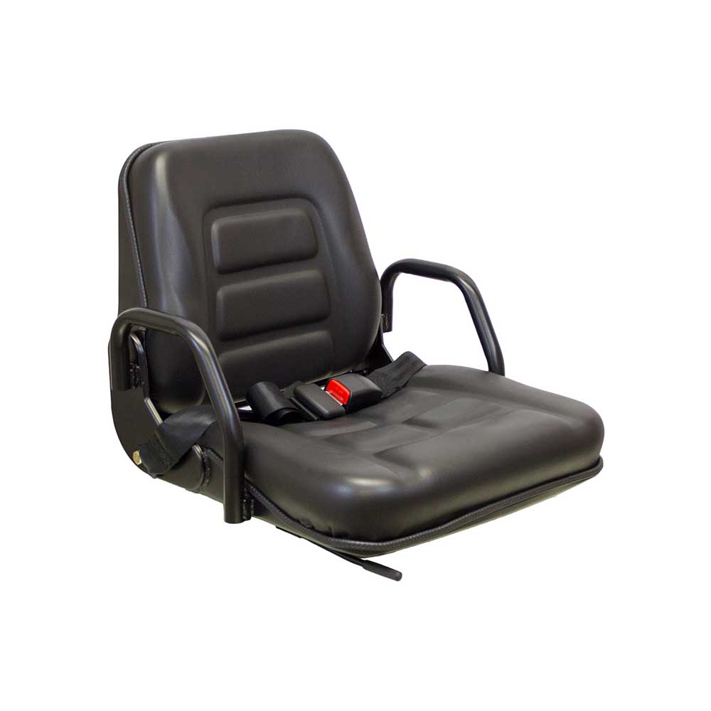 Uni Pro 134 Seat Top Assembly | With Hip Restraints | Black Vinyl