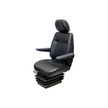 Uni Pro 151 Air Suspension Seat | 12-Volt | With Headrest | Black Vinyl