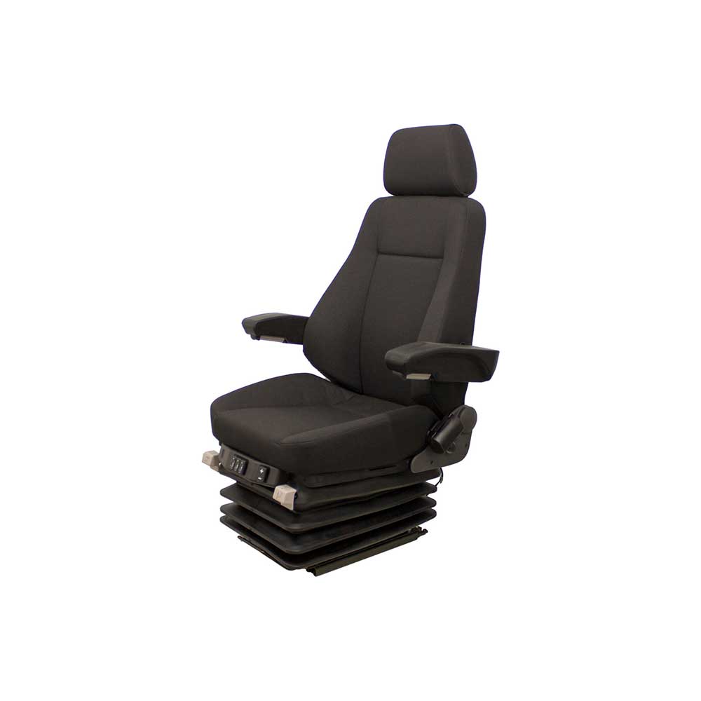 Pilot | Seat & Air Suspension Kit | Case CX-D Excavator | 24 Volt | Black Fabric | 6961