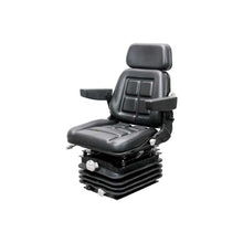 Pilot | P81 | Seat & Mechanical Suspension | Armrests | Swivel | Black Vinyl | 7892