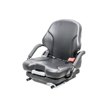 Uni Pro Caterpillar DP-2EPC/Mitsubishi FBC-FGC Forklift Mechanical Suspension Seat | Black Vinyl