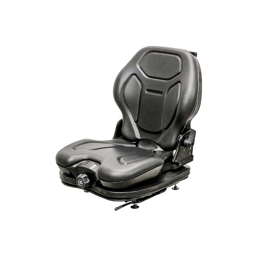 Milsco | V7300 | Seat and Mechanical Suspension | OPS | Slide Rails | Black Vinyl | 8658
