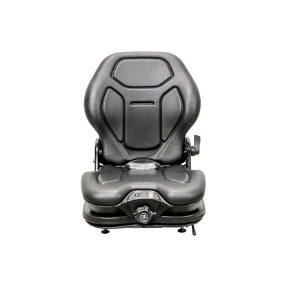 Milsco | V7300 | Seat and Mechanical Suspension | OPS | Slide Rails | Black Vinyl | 8658