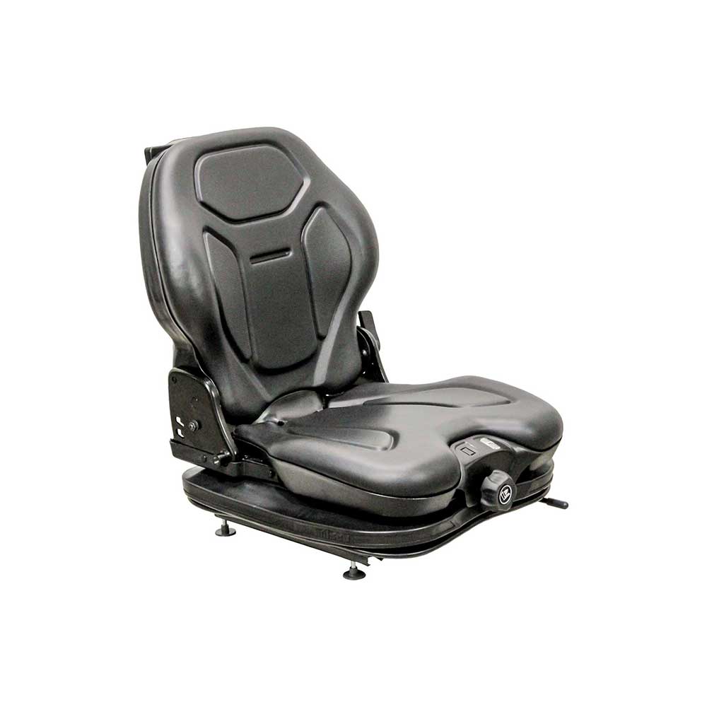 Milsco | V7300 | Seat and Mechanical Suspension | OPS | Slide Rails | Black Vinyl | 8658