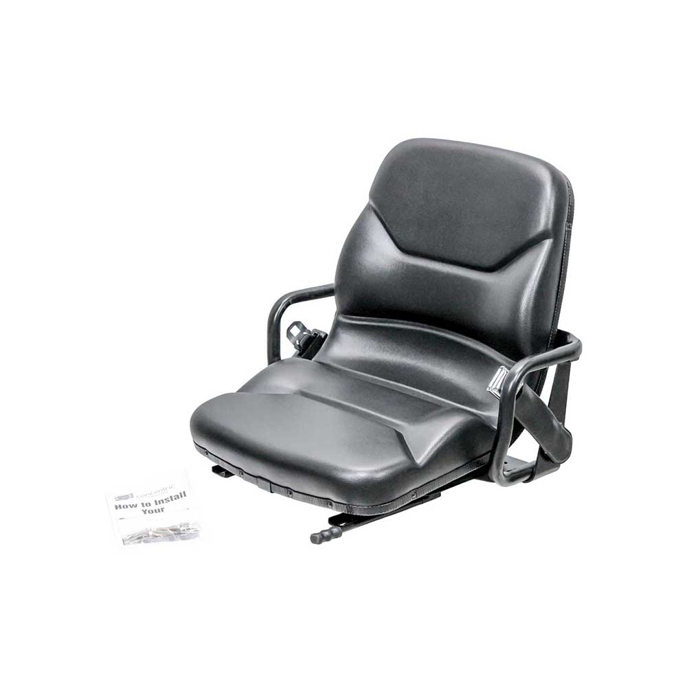 Uni Pro 171 Bucket Seat | With Hip Restraints & Slide Rails | Black Vinyl