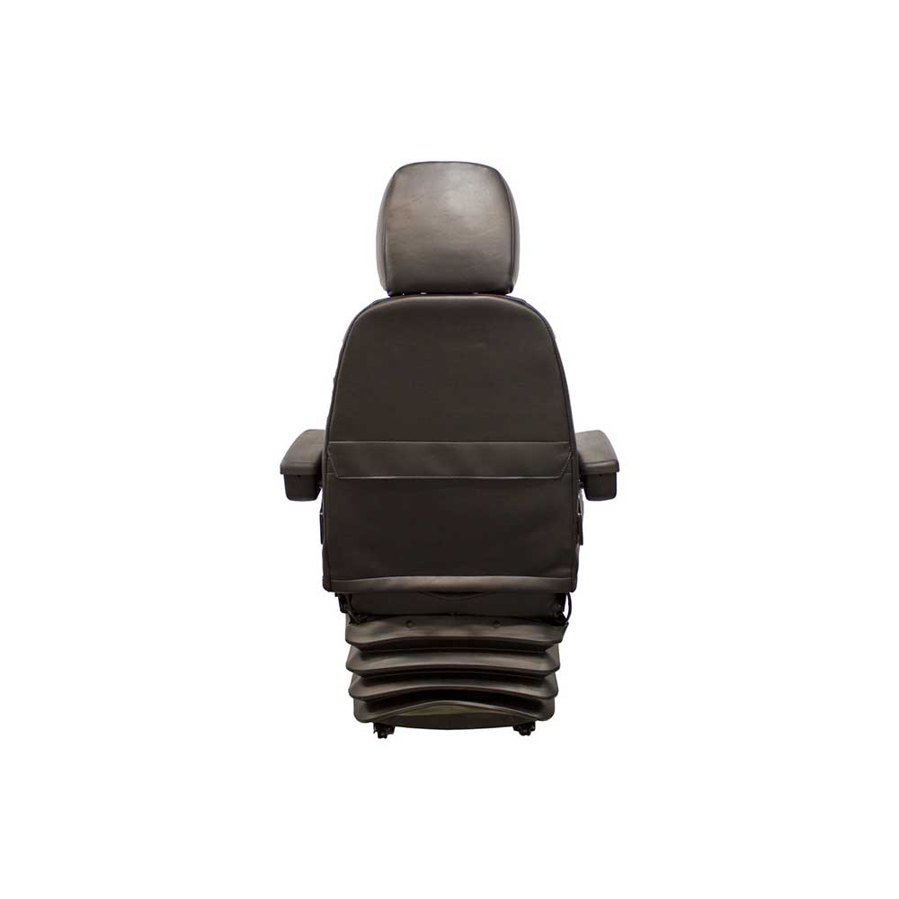 KAB | 515 | Seat & Mechanical Suspension | Armrests | Black Vinyl | 7912