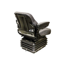 Uni Pro 1201 Air Suspension Seat | 24-Volt | Charcoal Gray Fabric