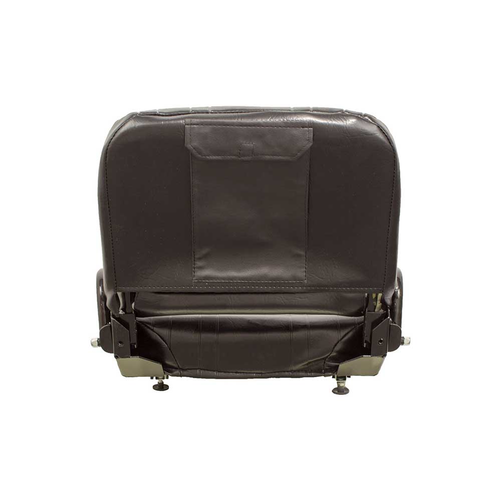 Uni Pro 745 Seat Top Assembly | With Hip Restraints | Black Vinyl