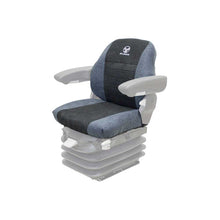 Uni Pro Seat + Backrest Cover Kit for Grammer Seats | Two-Tone Gray Alcanta Fabric