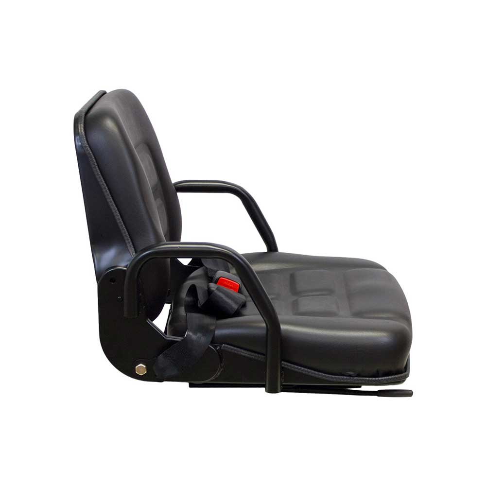 Uni Pro 134 Seat Top Assembly | With Hip Restraints | Black Vinyl