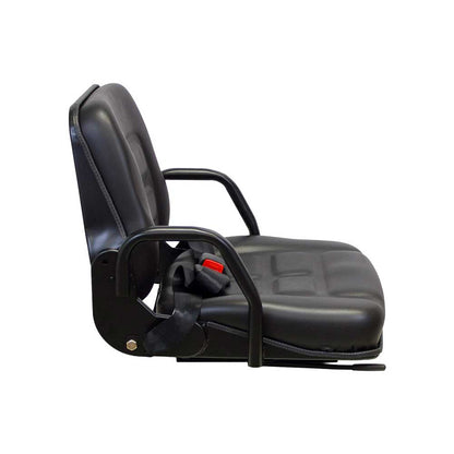 Uni Pro 134 Seat Top Assembly | With Hip Restraints | Black Vinyl