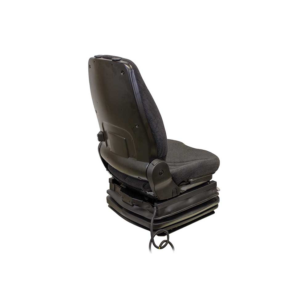 Uni Pro 1251 Air Suspension Seat | 24-Volt | Black/Gray Fabric