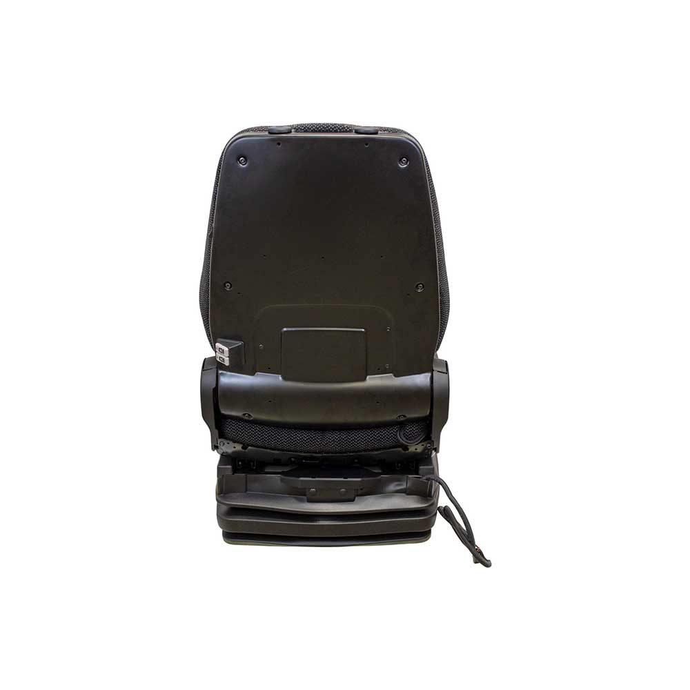 Uni Pro 1251 Air Suspension Seat | 24-Volt | Black/Gray Fabric