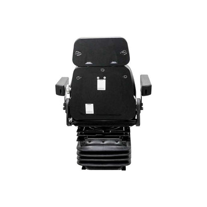 Pilot | P81 | Seat & Mechanical Suspension | Armrests | Swivel | Black Vinyl | 7892
